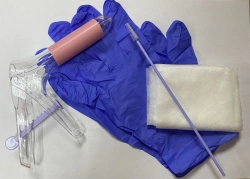 Set of gynaecological articles for cervical and vaginal sampling disposable sterile sterile "Femina®" with mirror L and sph.