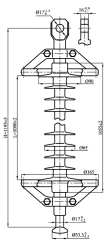 Insulator LK 70/110-2SP
