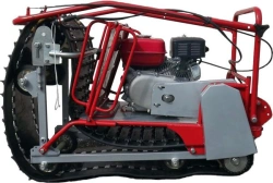 Snowmobile motorbike MBG-1 "Fishkar" towing motorbike