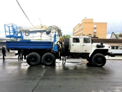 Multifunctional crane-manipulator MKM-200 of modification MKM200-52 on chassis Ural 4320-6988-72