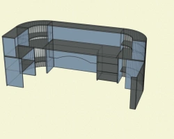 Reception area of "Edelwood" trade mark