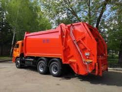Rear-loading rubbish truck KO-427-80 (based on KAMAZ chassis: 65115-A5, 65115-50, 65115-RR, 65115-RS, 65115-5H)
