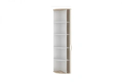 Marta LD.636210.000 Shelving unit end (White/Desira Ash)