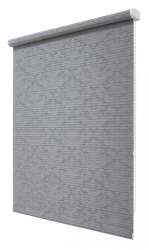 Sun protection product made of textile materials: roller blind