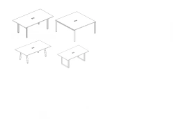 Conference table top. Furniture set of "A4" series