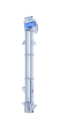 Grain elevator NZ-40A4-17 (40 tonnes per hour) 17m with left-hand drive arrangement