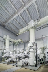 Complete switchgear gas-insulated switchgear KRUE-110 on cells of YAGTM-110 type
