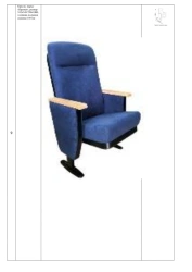 Armchair, brand "Bremen", size: 535*720*1000 mm (W*H*H), cushion thickness 150 mm