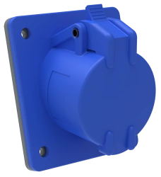 PSN41-016-3 Built-in socket SSI-413 16A-6h/200-250V 2P+RE IP44 MAGNUM IEC MAGNUM