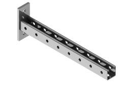 Console SMO 41x41x00-000, with overall dimensions from 41x41x150 mm to 41x41x950 mm, with metal thickness from 2,5 mm to 3,0 mm,