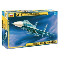 Assembled model "Su-27 aircraft"
