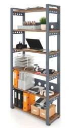 ZAMM shelving unit type 4 high, 6 shelves