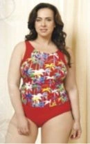 Bathing suit for fixation of breast exoprosthesis K-25M