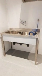 Table with two sinks TV-SLM-01.01