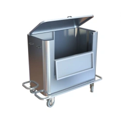 Aluminium trolley for laundry room