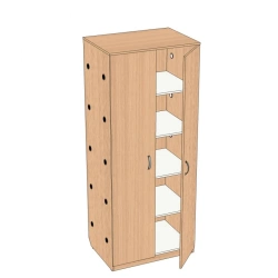 Kitchen cabinet for bread 600*580*1850 mm SH-6