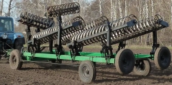 Universal soil tillage unit with screw rollers UPA-KV-12.5
