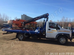 Tow truck type 47122, modification 47122G based on GAZ C41R33 chassis