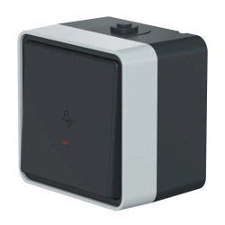 CADUCEUS ALING Protecta Outdoor single-lever switch Bell with indication 10A, 250V~, IP55, anthracite grey, art.