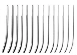 32-400-80 Set of 14 Hegar cervical dilators 4.0mm to 17.0mm (full size)