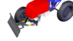 Machinery and equipment for public utilities: plough and bulldozer equipment (mouldboards mounted) municipal mouldboard, mod