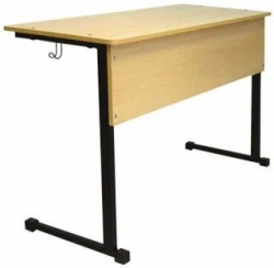 Wooden pupils' tables for educational establishments, including school desks