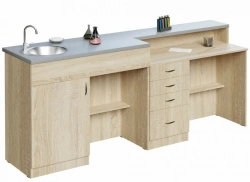 Demonstration table for chemistry classroom, model: SDDH