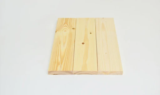 Planed Spruce Lumber Boards for Construction and Finishing