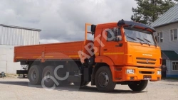 Specialised flatbed truck on KamAZ 65115 chassis of modification 338215B