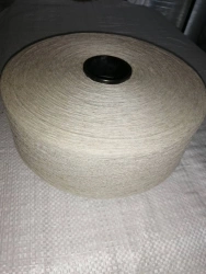 Single stranded linen/cotton blend yarn 70-100 tex