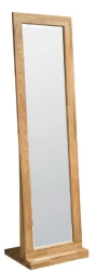 Solid wood mirror