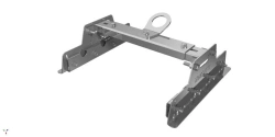 Anchor post for standing seam roof, model STAND, art. no.: AP-R20-30