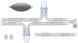 Respiratory devices for joint use with anaesthetic and resuscitation equipment, version: p