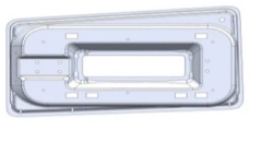 Amplifier panel right A9607540310