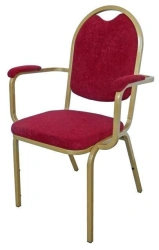 Armchair with metal frame K-6