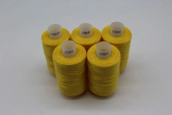 Synthetic reinforced sewing thread with polyester braid 100LL