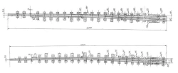 Frame rail with splinter of P65 type 1/11 (project 2851.01.000/-01; 2851.02.000/-01)