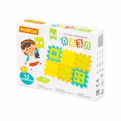 Developmental toy "Puzzle" No. 2 (12 elements) (in a box), Item No. 91413
