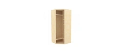 Alexandria LD 625060.000 M Corner 45-piece wardrobe (Leather Lento/Rustica)