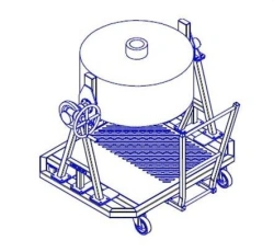 Trolley for TVD module TG-Spec1 T-PM