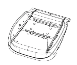 Ventilated driver's seat cushion pad 6803113AST01A