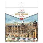 Coloured art pencils "VISTA-ARTISTA" Studio VACPS-48 Coloured pencils sharpened set 4 x 48 colour.