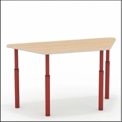 Trapezoidal table