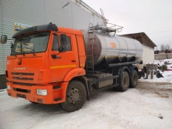 OTA type 71881 tank truck on KAMAZ-65115-A5 chassis with 65115-3000012 axle, 53205-2500020 and 5320 axles.