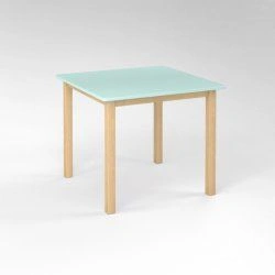 Wooden children's tables for pre-school institutions