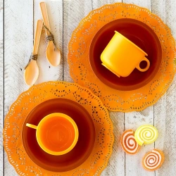 Toy Tea Pair Butterscotch