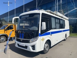 Mobile communication centre of the robotic complex model 5027B1-RK on the basis of PAZ Vector NEXT