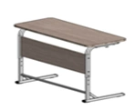 Wooden desk for educational institutions. Alternative