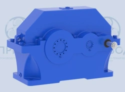 Cylindrical horizontal two-stage gearbox with Novikov meshing 1Ts2U(Ts2U)-315N, 1Ts2U(Ts2U)-355N, 1Ts2U(Ts2U)-400N, 1Ts