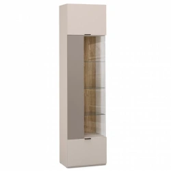 "SOHO" FFE-02.DS/DV, Showcase cupboard right at 2326 (mocha) from the modular furniture set "SOHO".